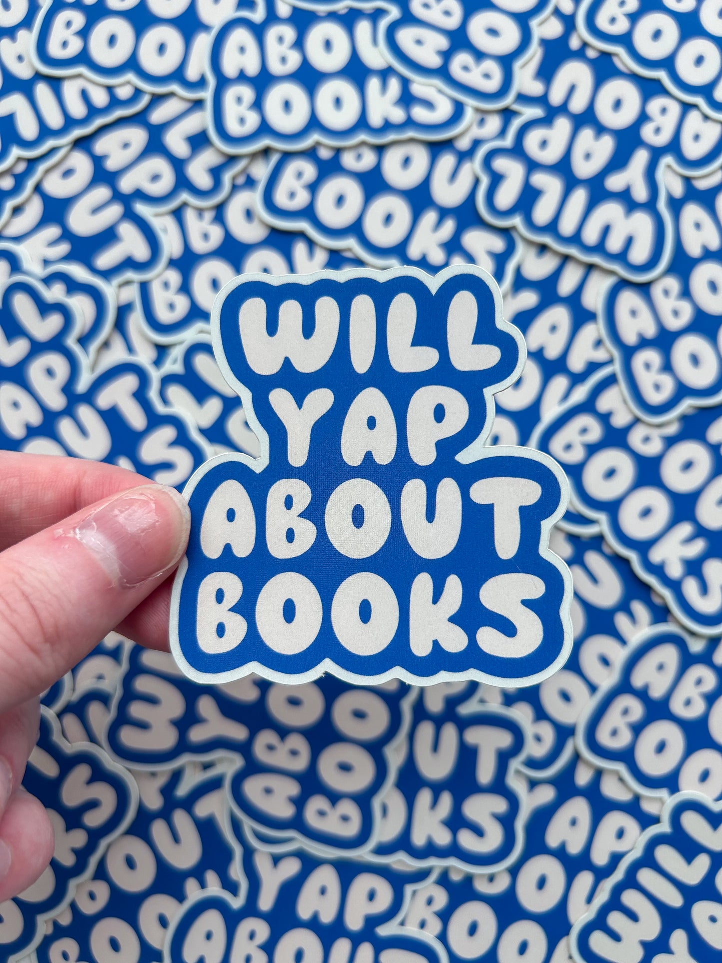 Will yap about books stickers