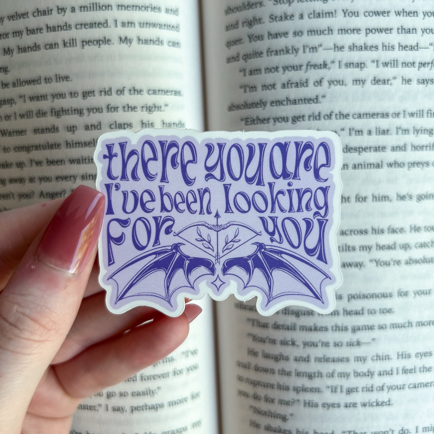 There you are sticker