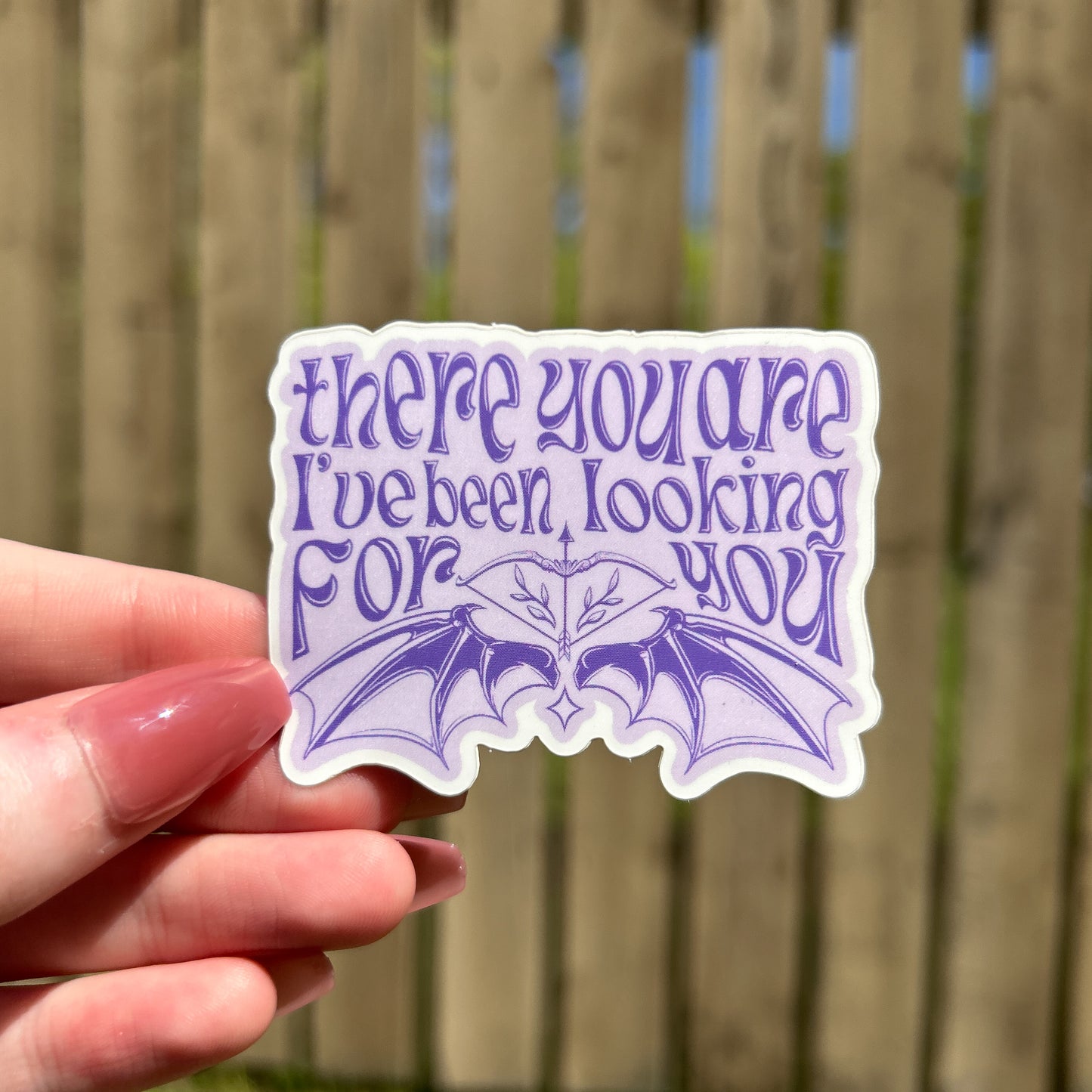 There you are sticker