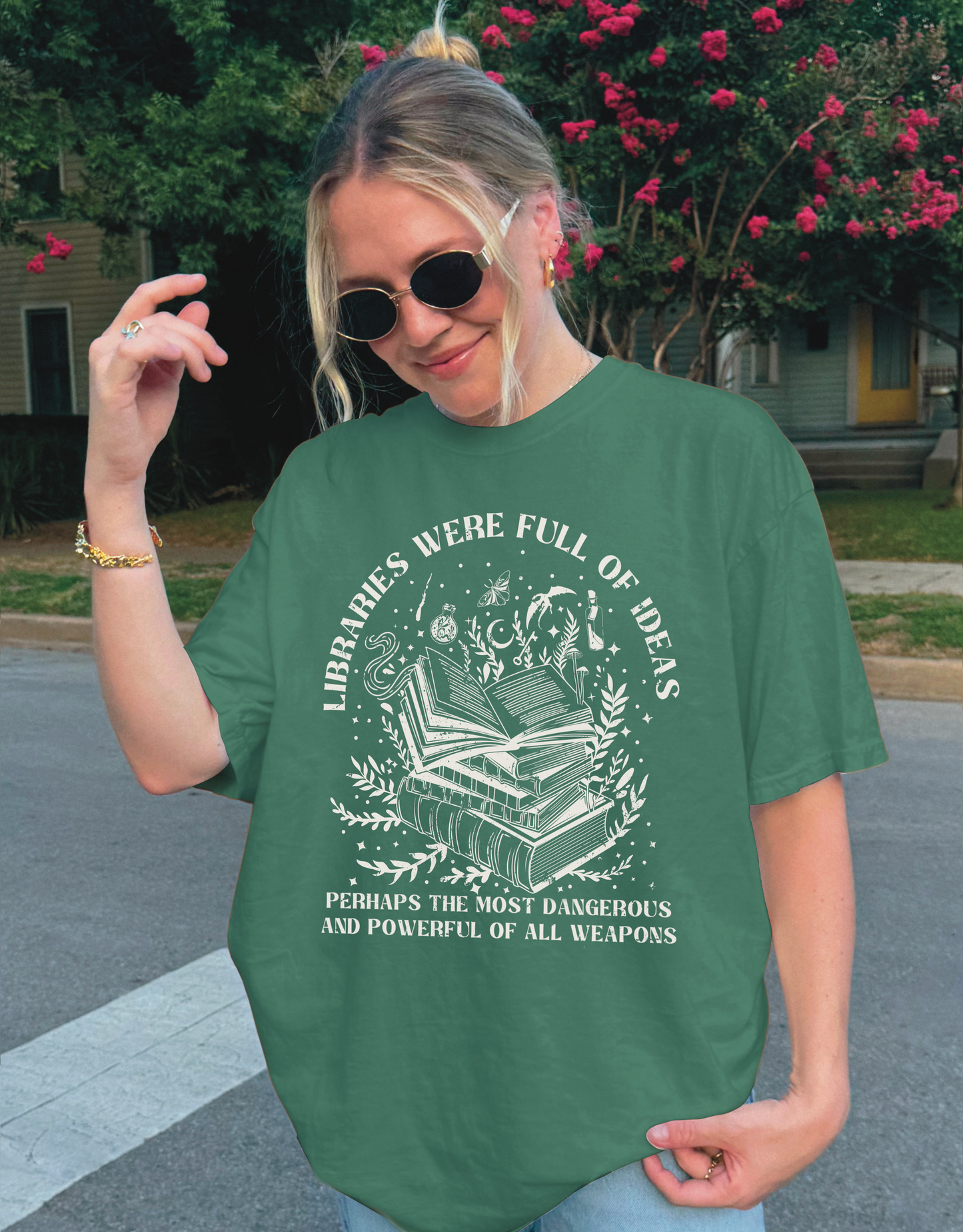 Libraries were full of ideas t-shirt