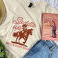 Saddle up with a good book t-shirt