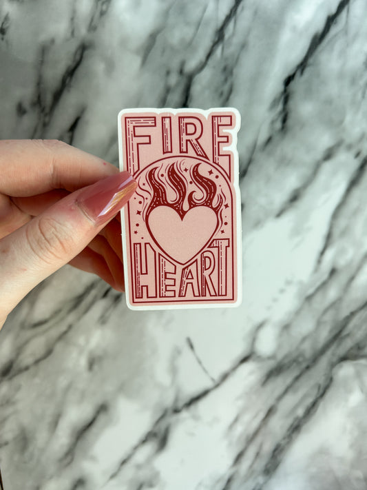 (color misprint) Fireheart sticker