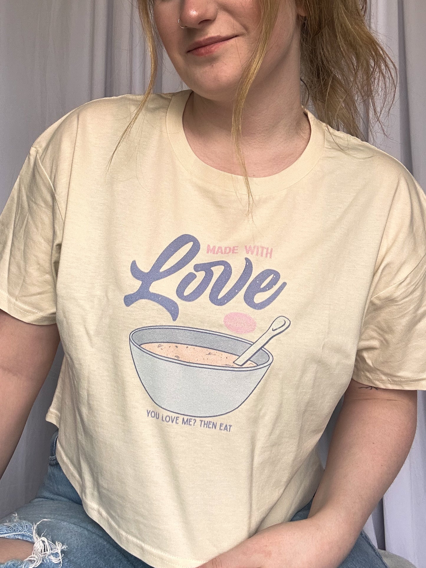 Made With Love Cropped T-Shirt