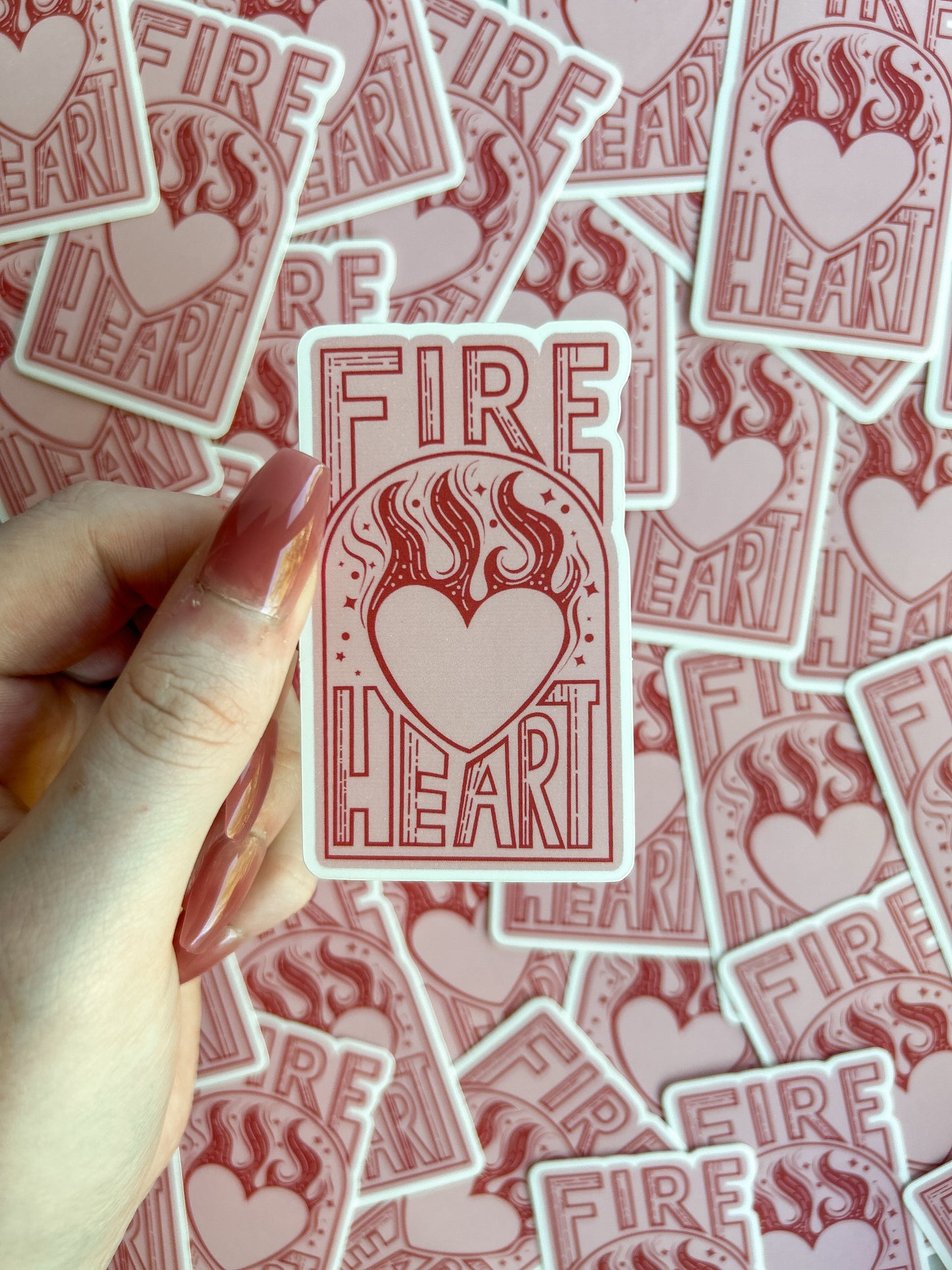 Fireheart sticker