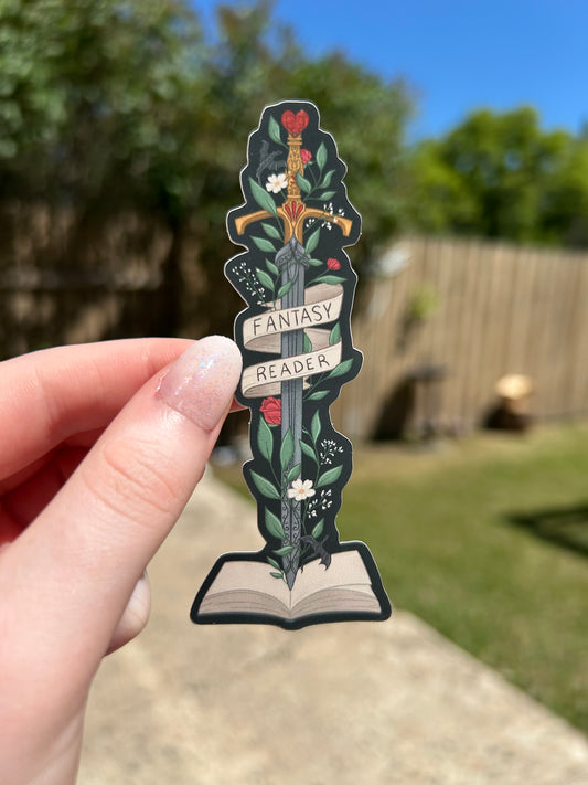 Fantasy Reader Sticker