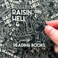 Raisin’ hell & Reading books Sticker