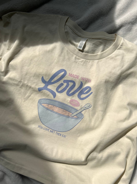 Made With Love Cropped T-Shirt
