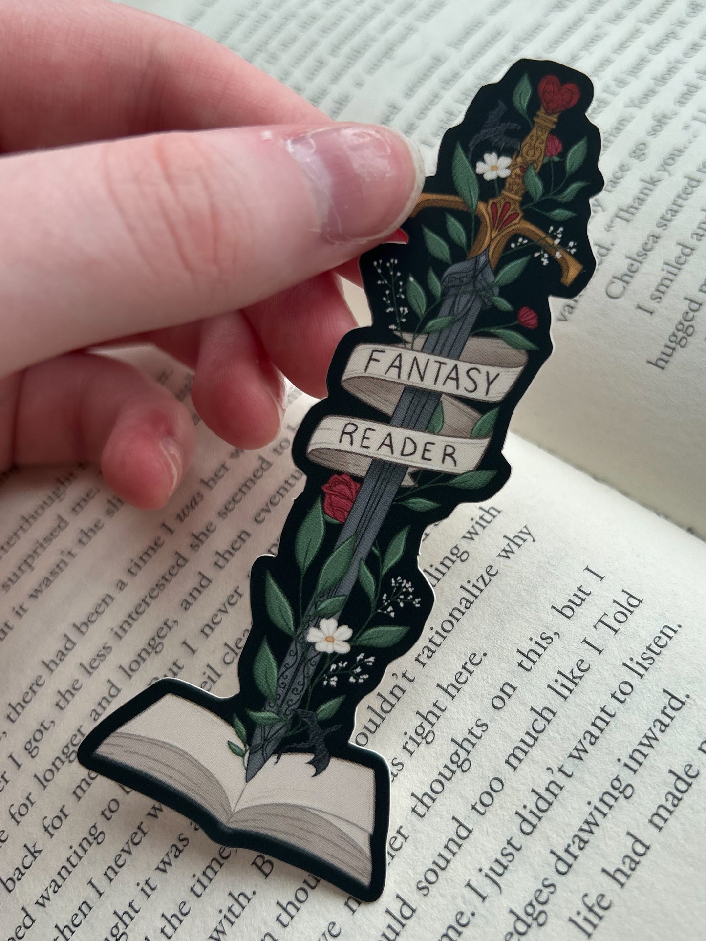 Fantasy Reader Sticker