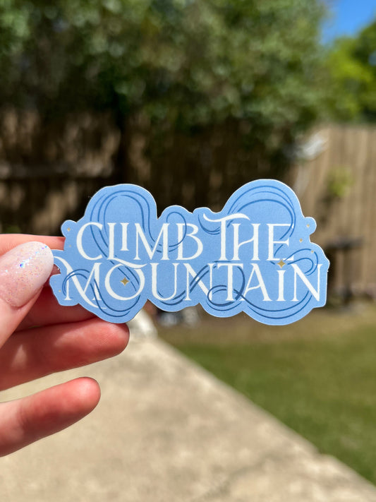Climb The Mountain Sticker