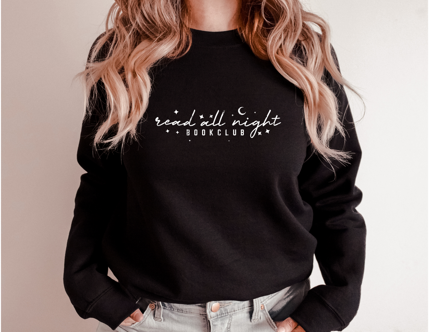 Read all night bookclub Crewneck