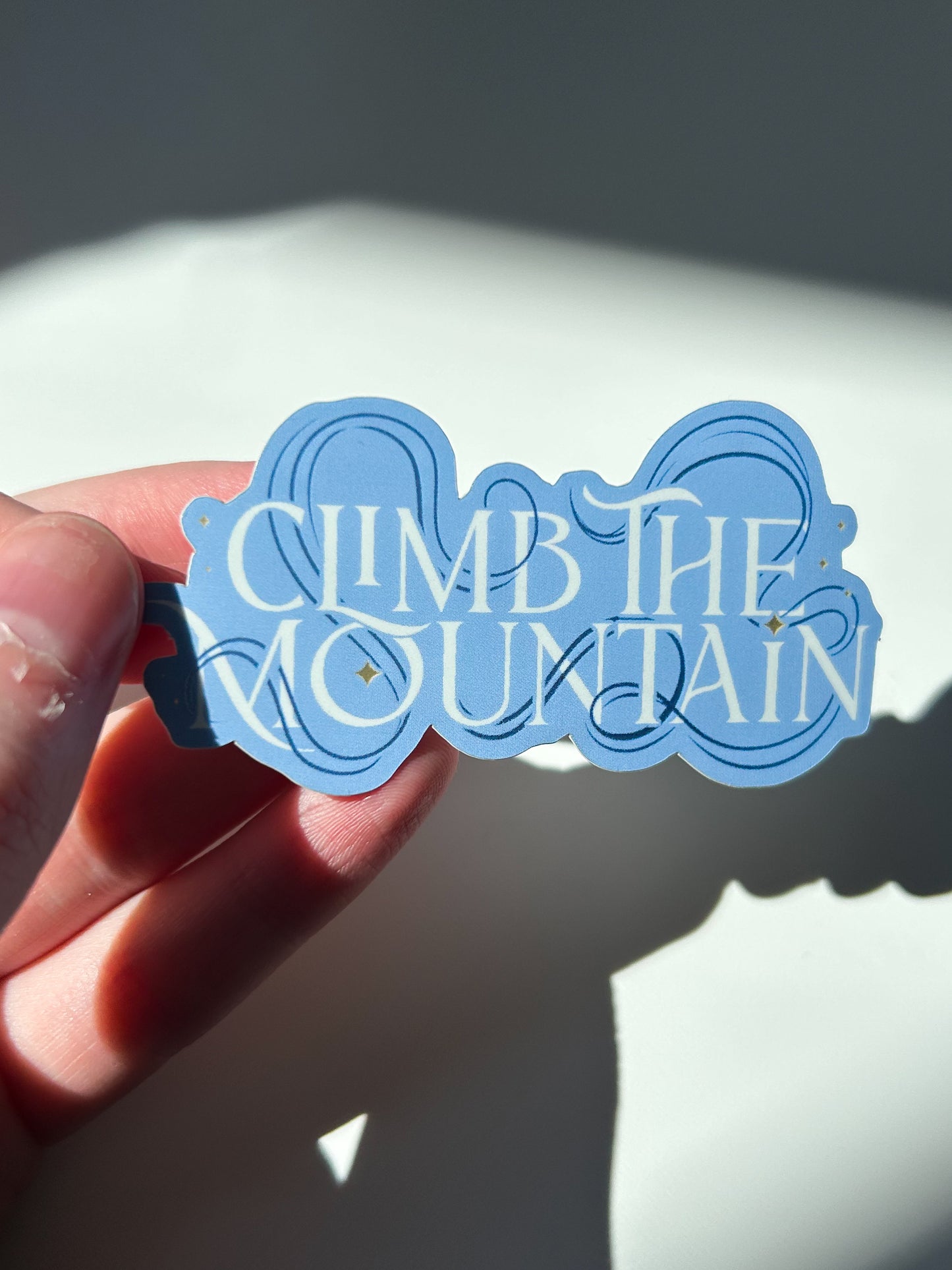 Climb The Mountain Sticker