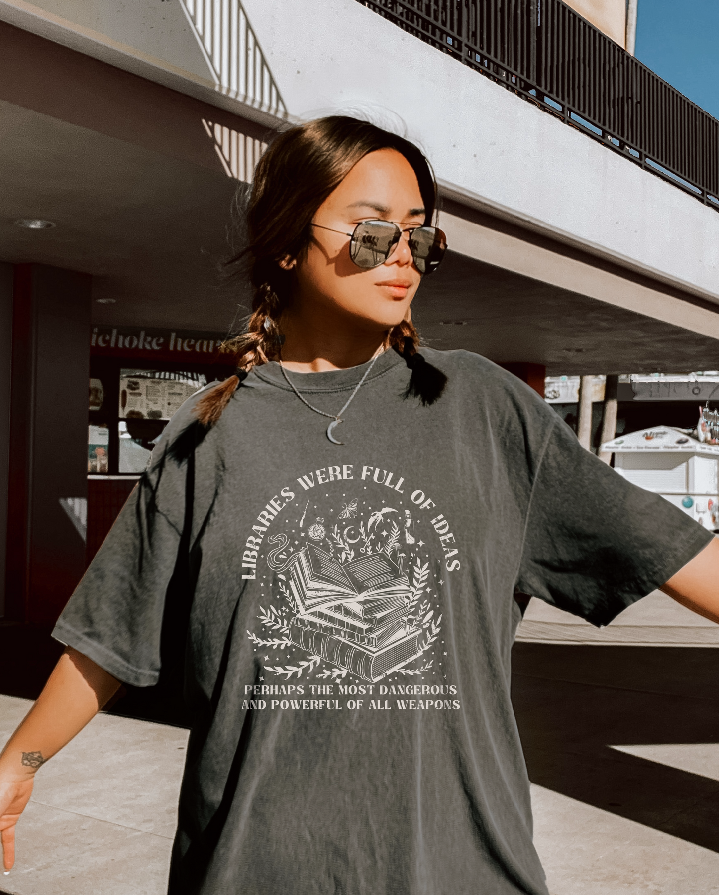 Libraries were full of ideas t-shirt