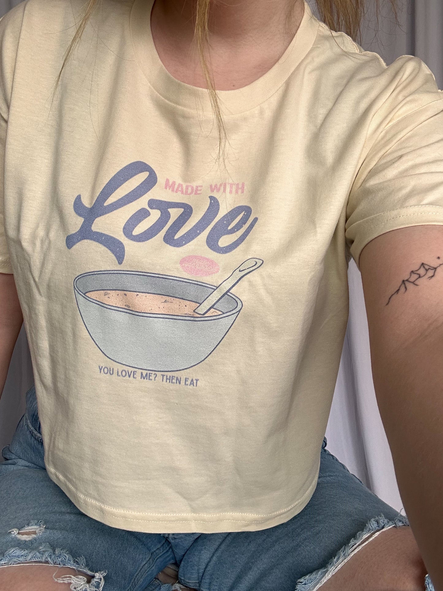 Made With Love Cropped T-Shirt