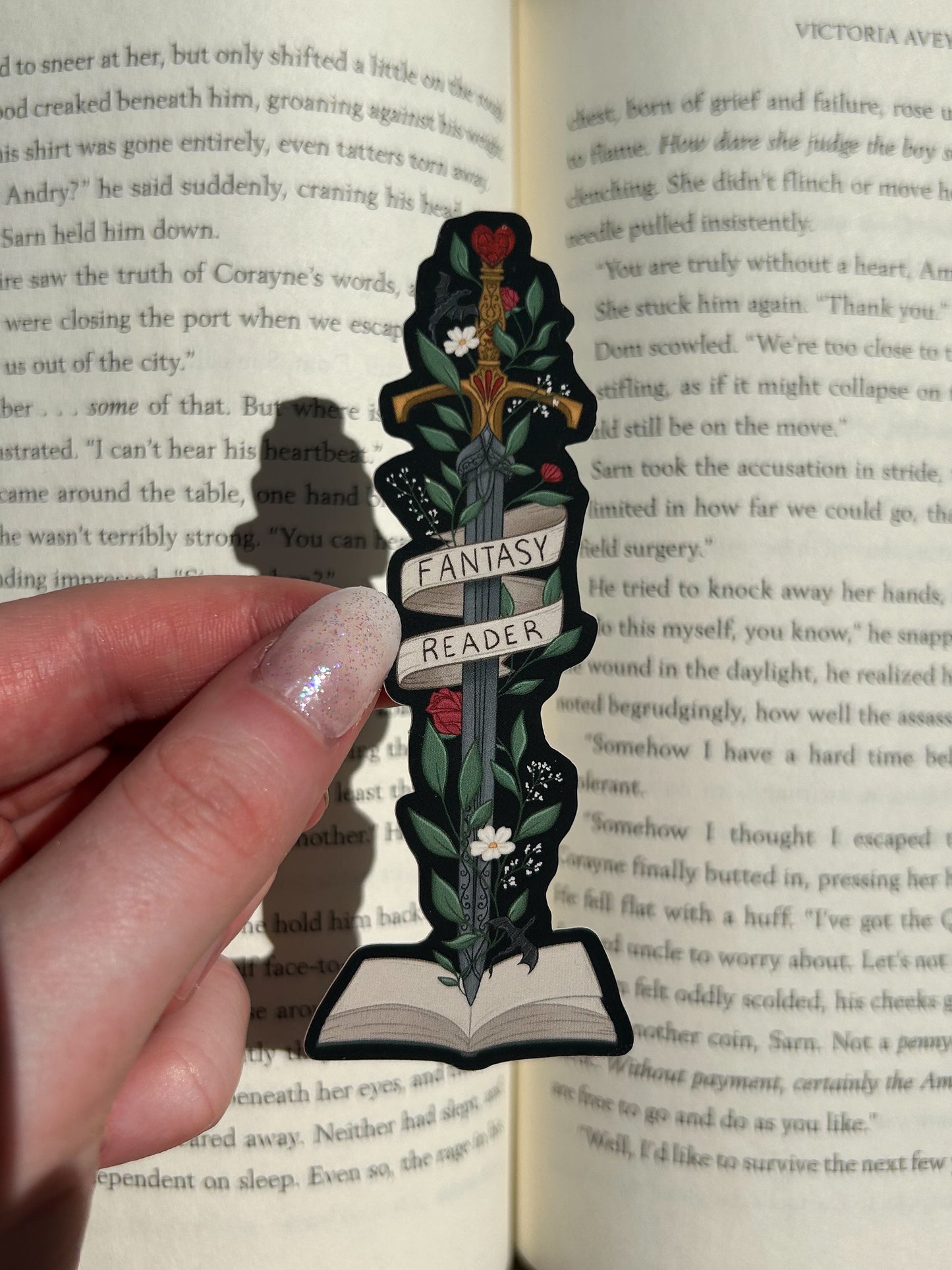 Fantasy Reader Sticker
