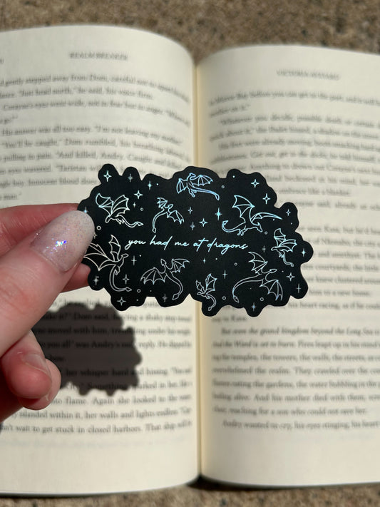 You had me at dragons Sticker