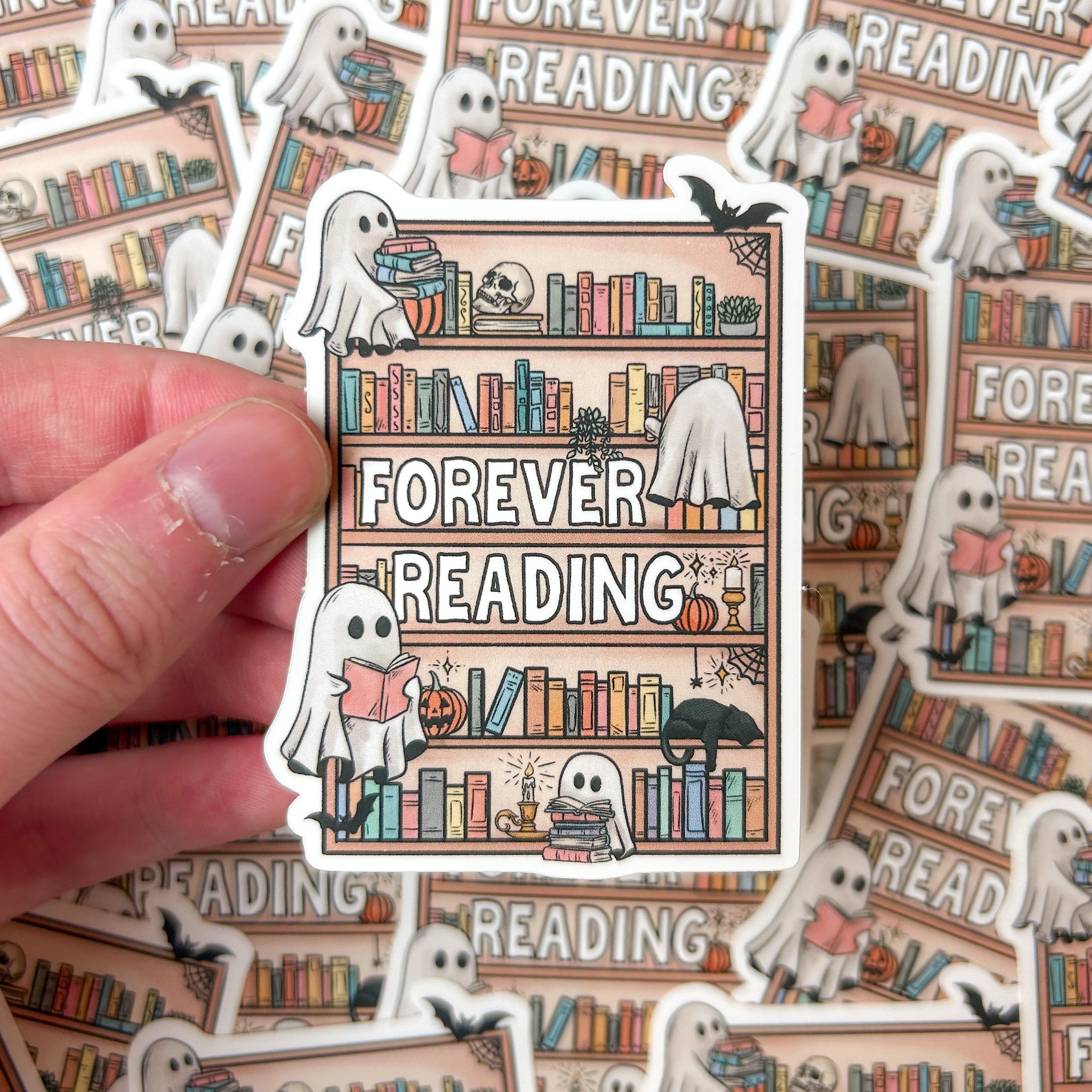 Read Hand Sticker Forever reading sticker – StardustAttire